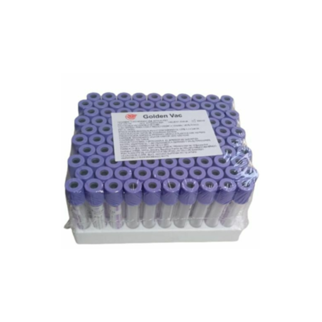 MICROTUBO MORADO 0.5ML EDTA K3 C/50 GOLDEN VAC