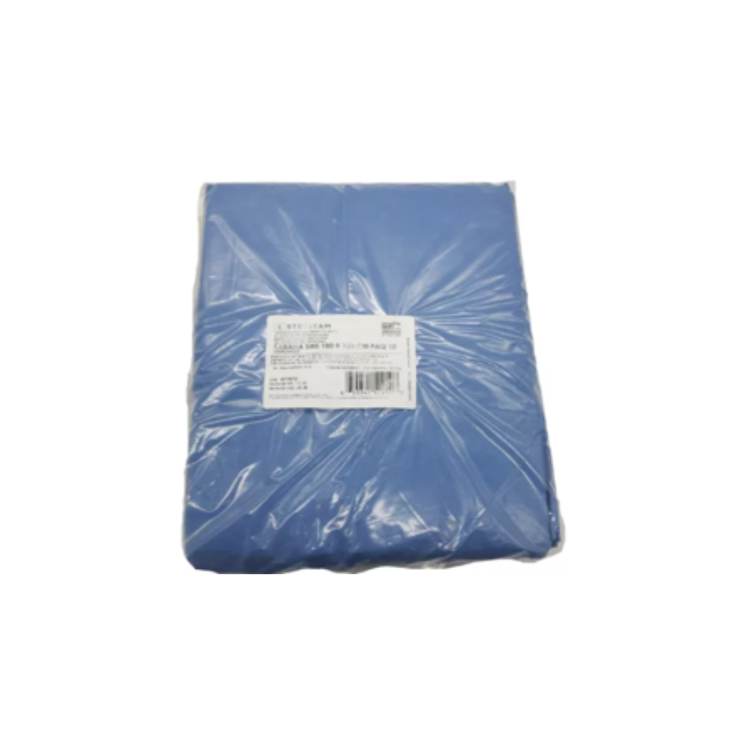 SABANA DESECHABLE 1.80 M X 1.20 M 25G PAQ/C10 ESTERITAM