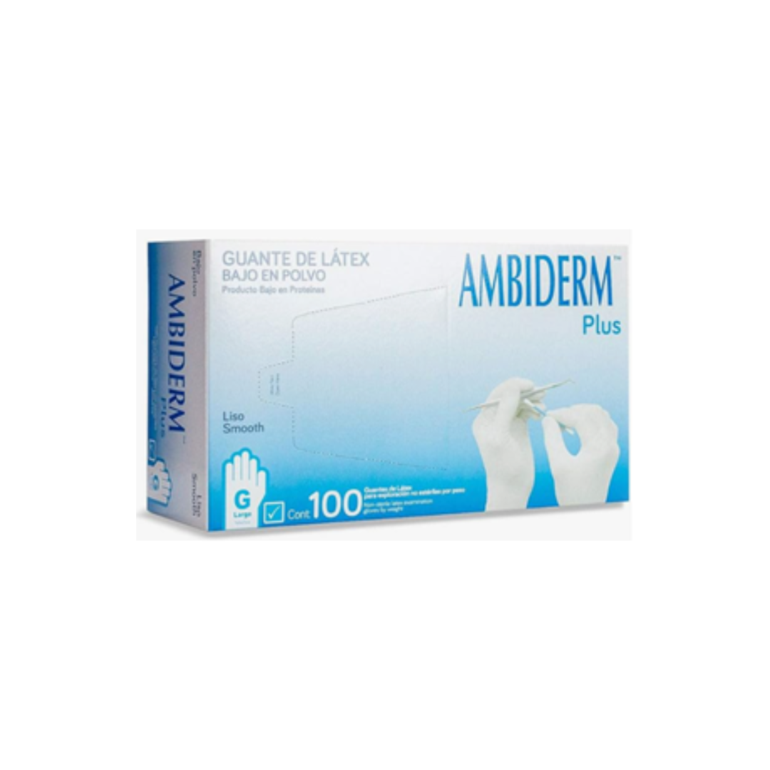 GUANTE EXAMEN NITRILO G BLANCO C/100