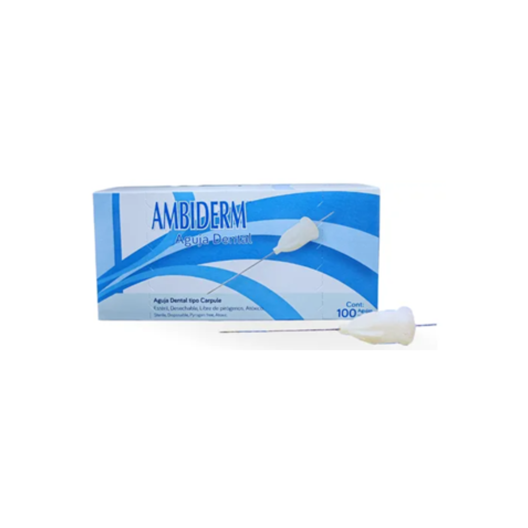 AGUJA DENTAL AMBIDERM 27G 0.4X40MM C/100