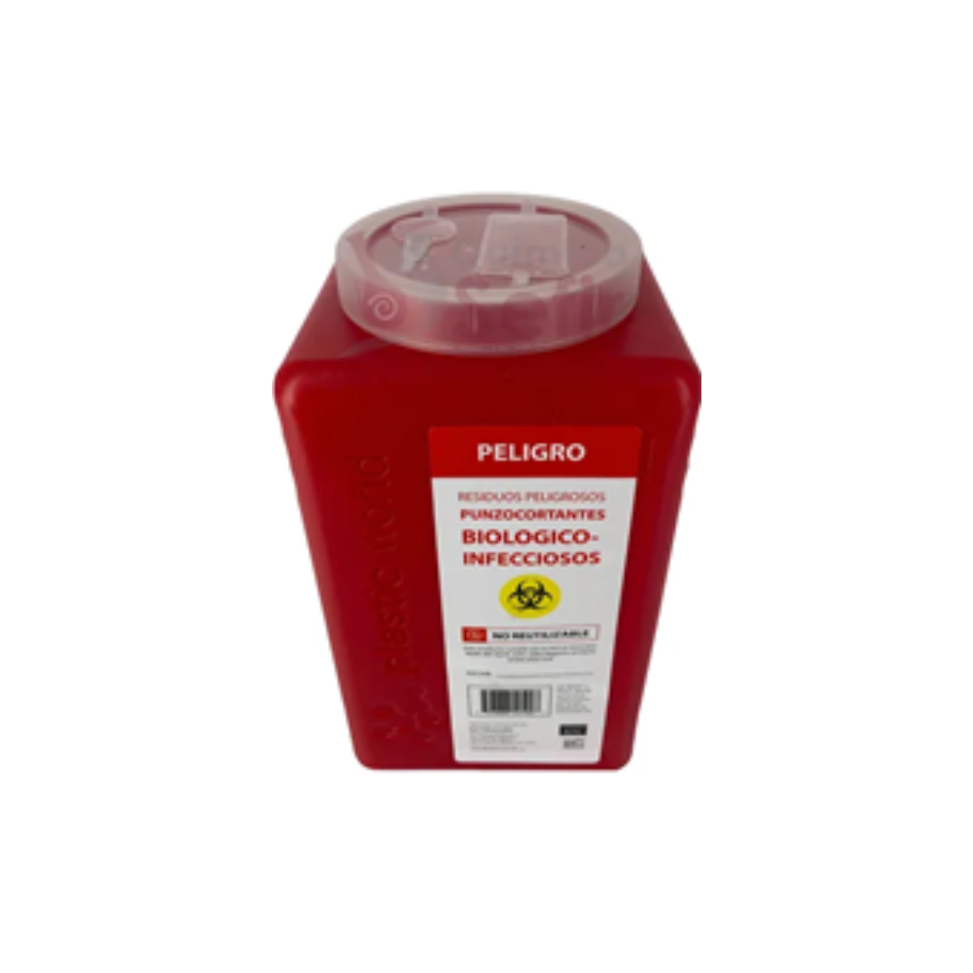 RECOLECTOR DE PUNZOCORTANTE (RPBI) 2.7L