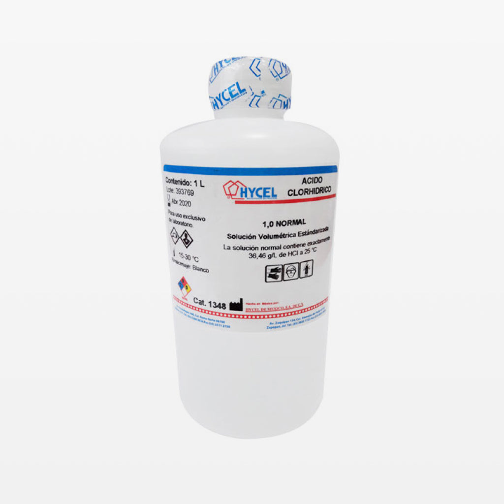 ACIDO CLORHIDRICO SOLN 0.1N 1LT HYCEL