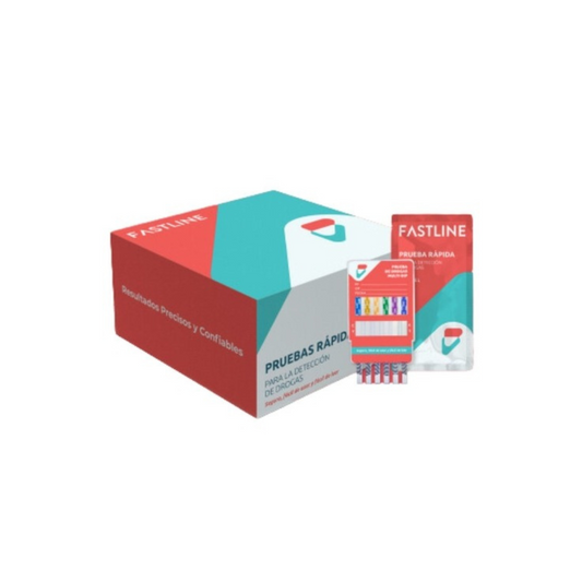 MULTIDROGA 5 PARAMETROS FAST LINE (COC/AMP/MET/THC/OPI) C/25