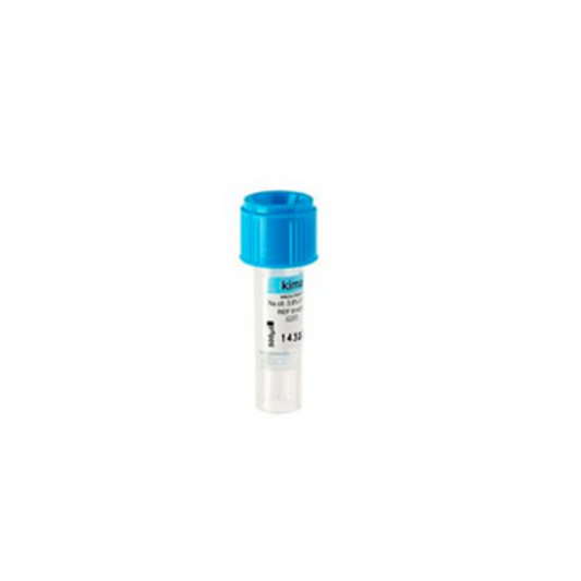 TUBO MICROTEST P/TOMA DE MUESTRA PEDIATRICAS COLOR AZUL 500