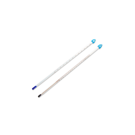 TERMOMETRO DE VIDRIO -35/+50 C DE ALCOHOL LO-TOX AZUL. DIV 1
