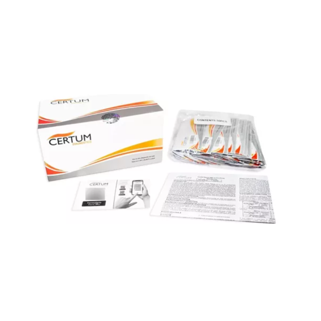 PRUEBA RÁPIDA DE BARBITURICOS (BAR) EN TIRA CAJA C/50 CERTUM