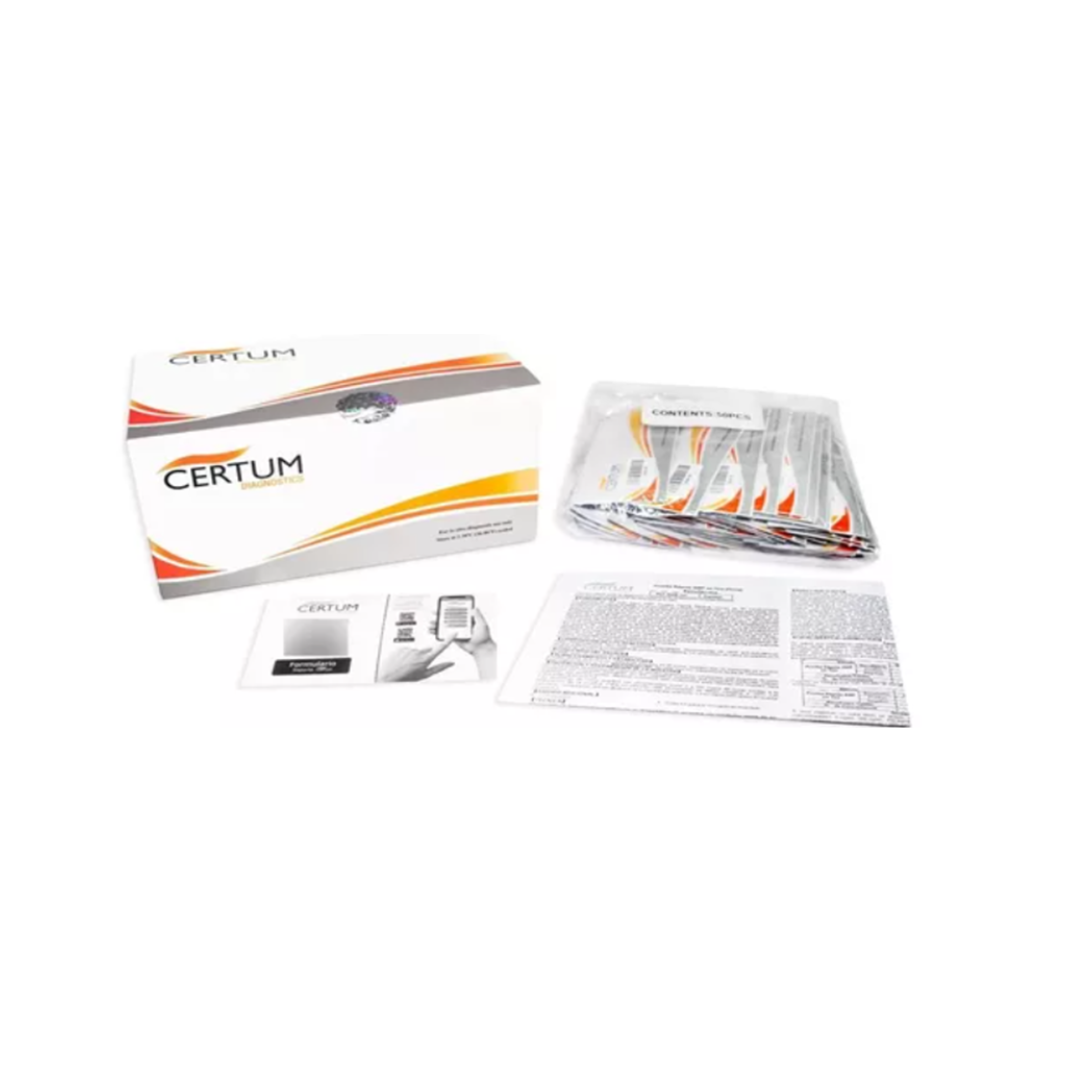 PRUEBA RÁPIDA DE COCAINA EN TIRA C/50 CERTUM