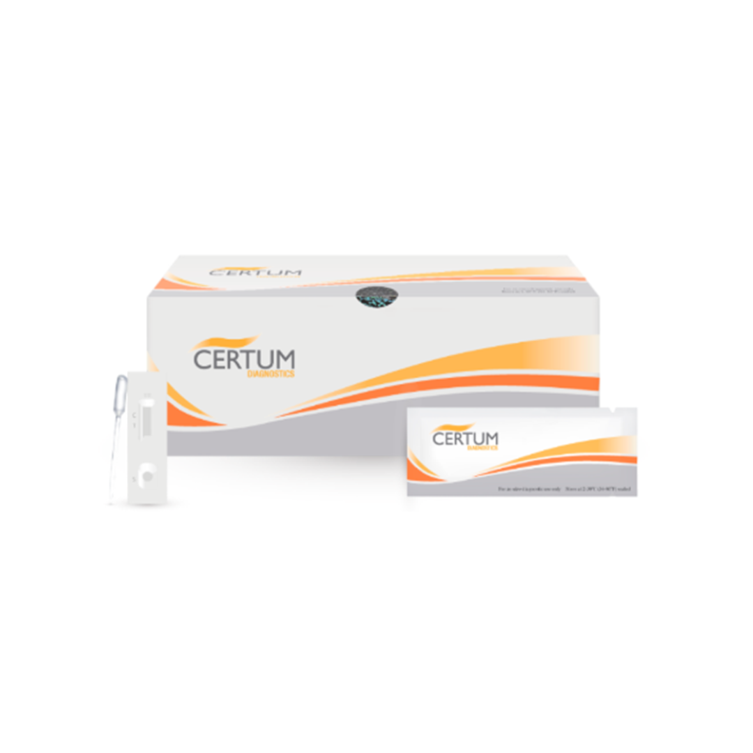 PRUEBA RÁPIDA DE HEMOGLOBINA GLICOLISADA - HBA1C C/10 CERTUM