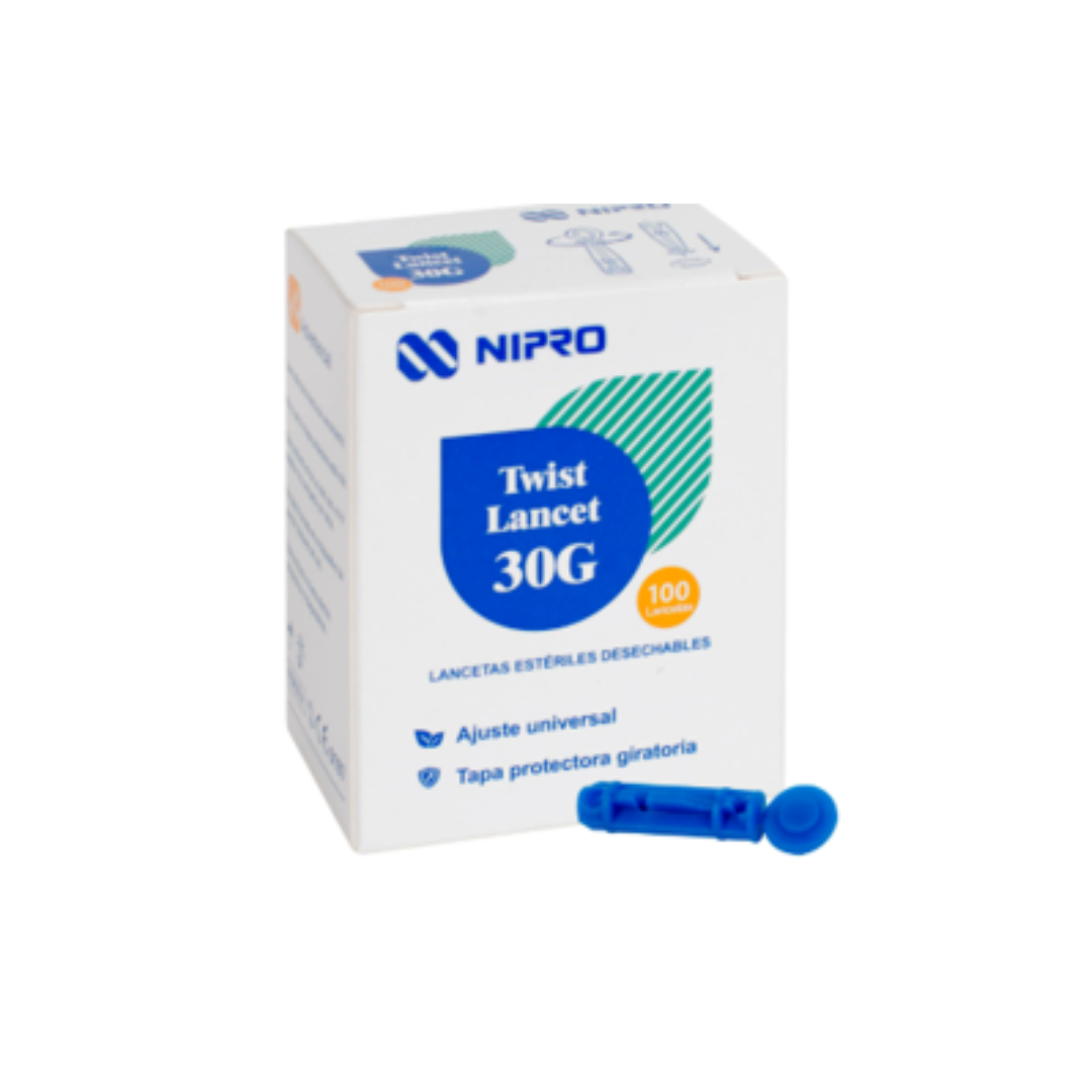 LANCETA ESTERIL CT 30G C/100