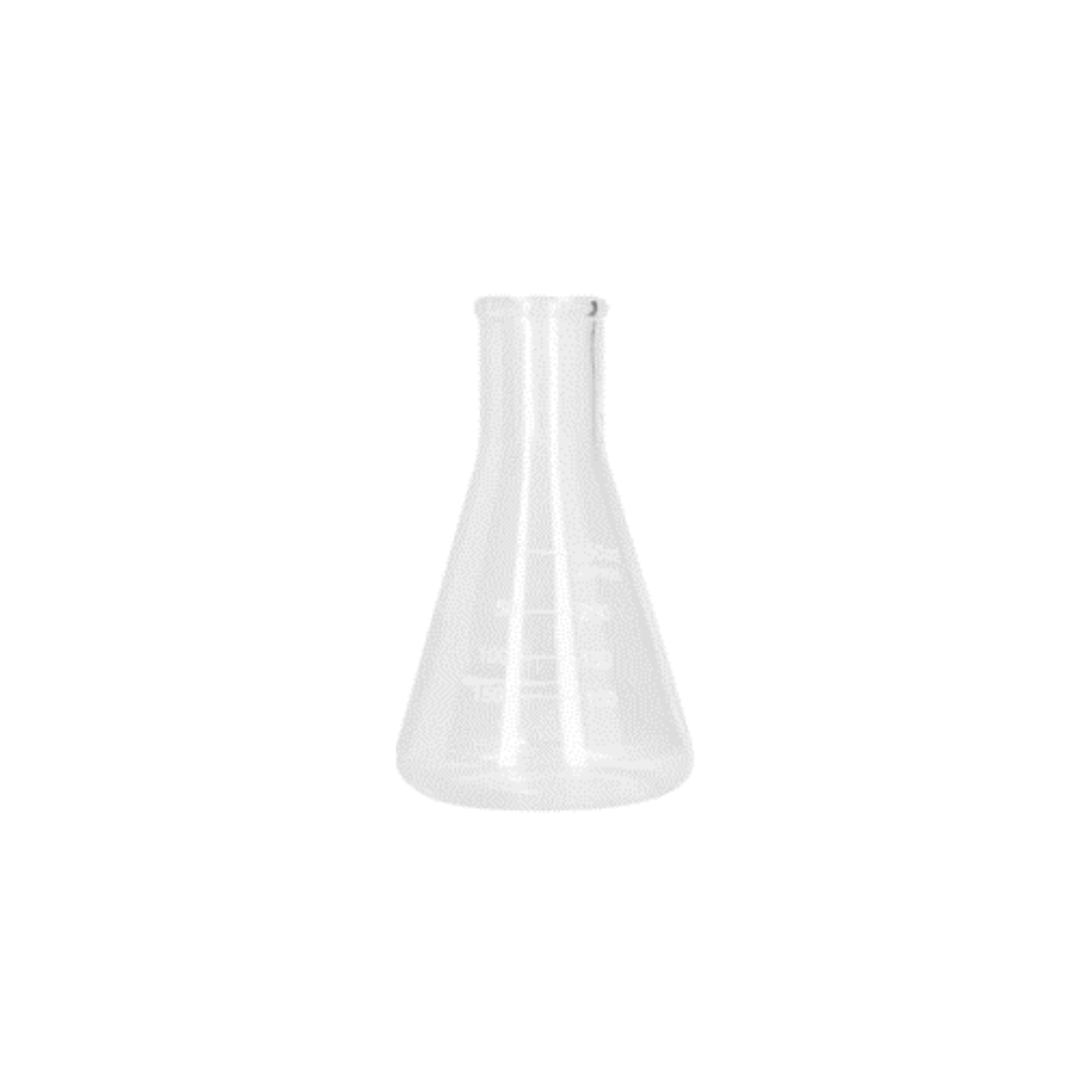 MATRAZ ERLENMEYER DE VIDRIO 250ML BOCA ANGOSTA