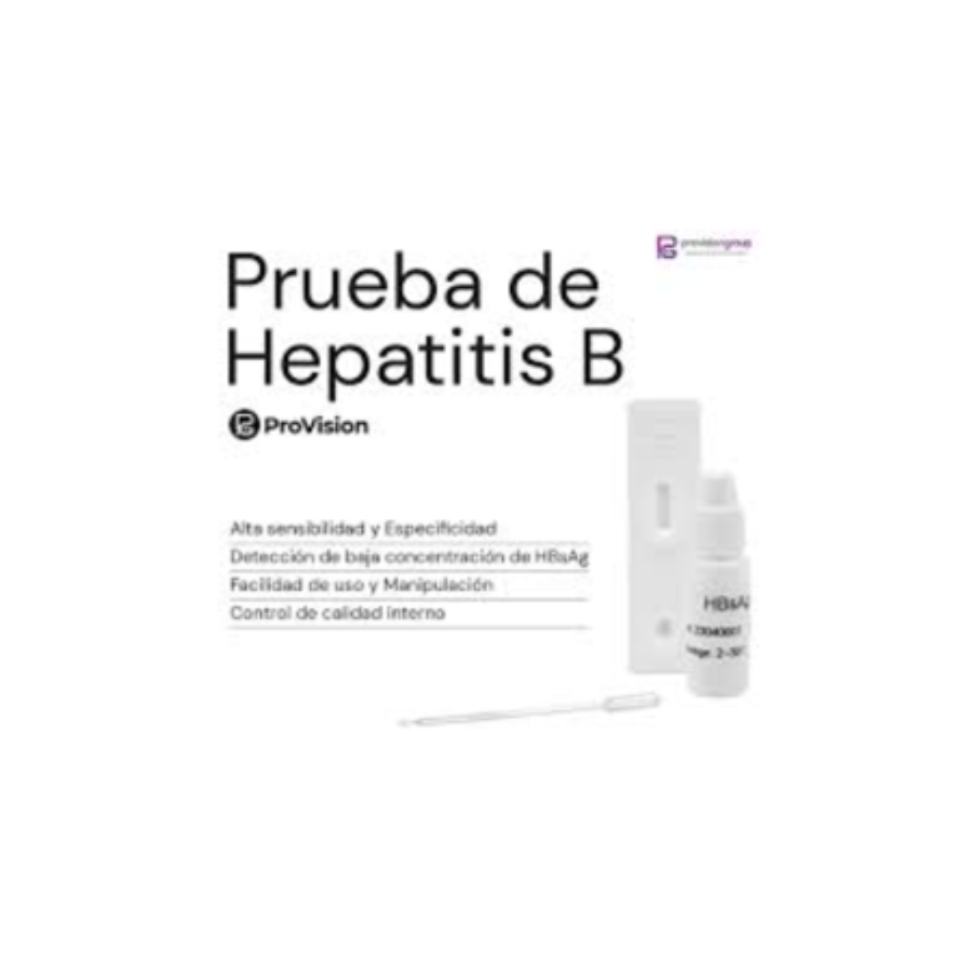 PRUEBA RÁPIDA HEPATITIS B C/25 PRUEBAS PROVISIÓN