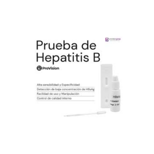 PRUEBA RÁPIDA HEPATITIS B C/25 PRUEBAS PROVISIÓN