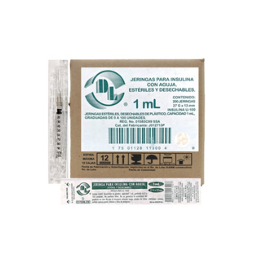 JERINGA INSULINA DL 1ML 27X13 1PZ