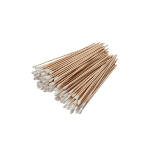 APLICADOR DE MADERA CON ALGODON C/100