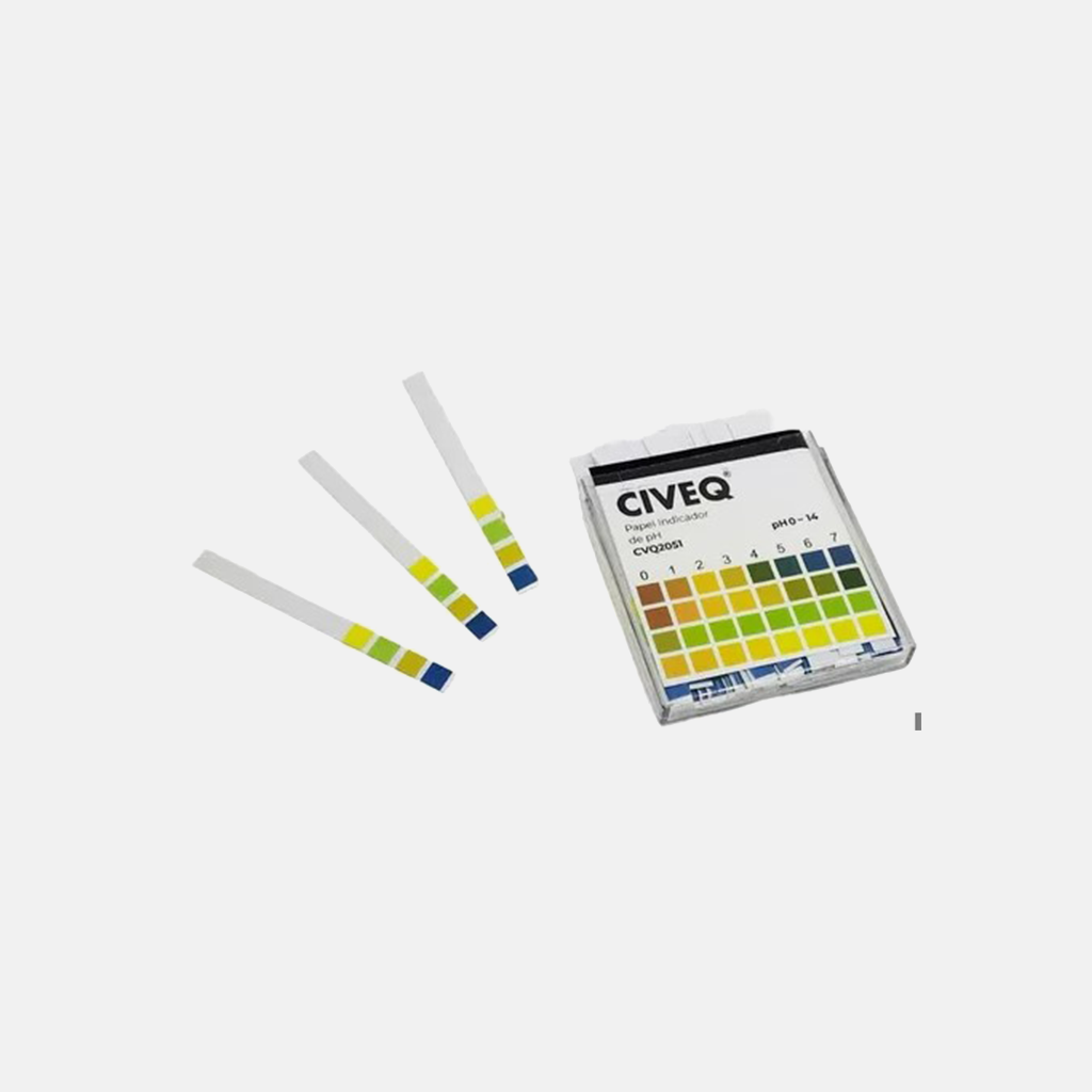 PRUEBA RÁPIDA PAPEL INDICADOR PH 0-14 C/100 TIRAS CIVEQ
