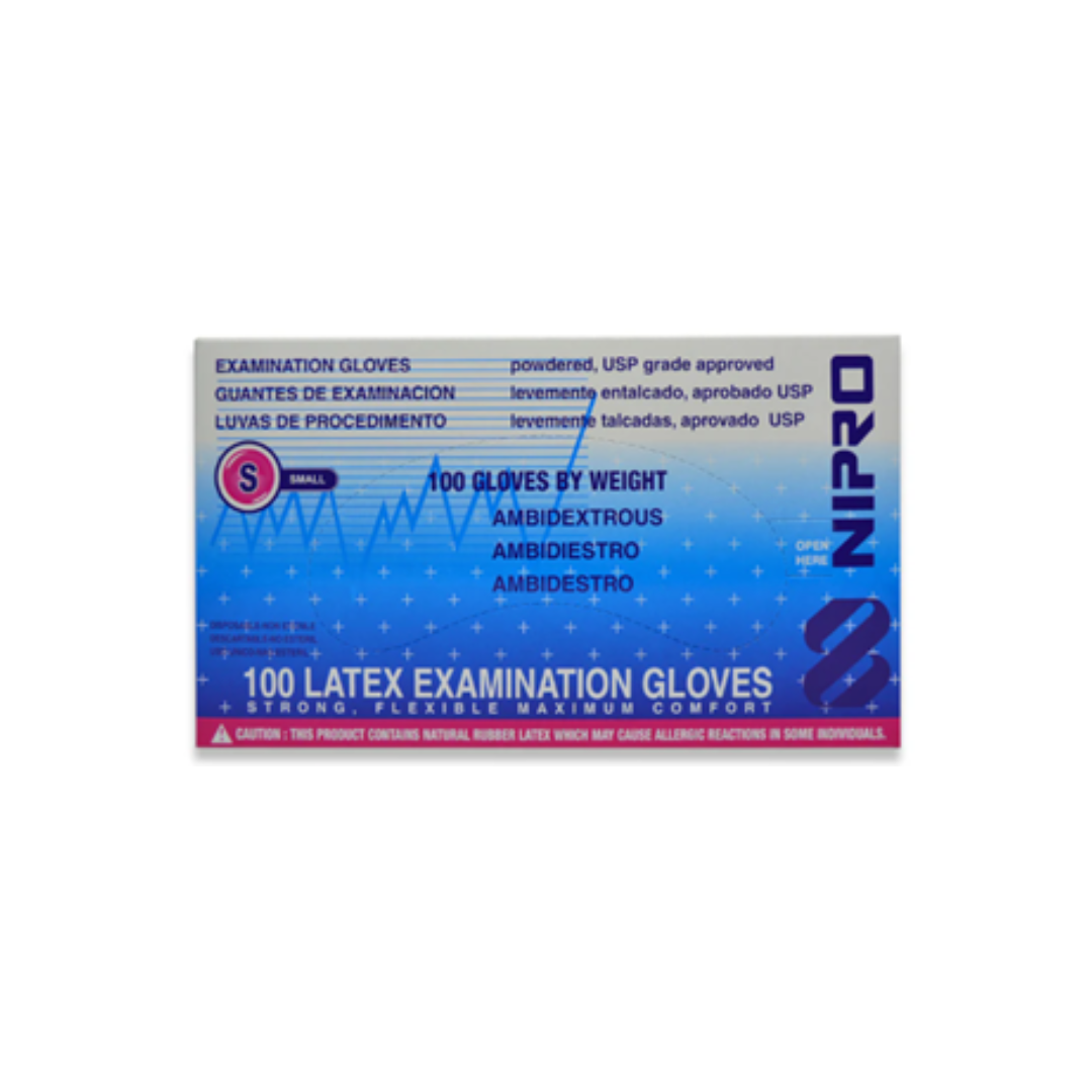 GUANTE LATEX EXPLORACION NO ESTERIL (DL) CH  C/100 PZS