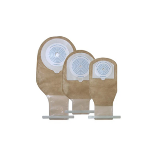 BOLSA PARA ILEOSTOMIA O COLOSTOMIA TAMAÑO NEONATAL EN FORMA