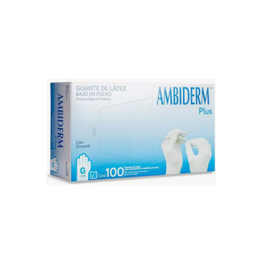 GUANTE EXAMEN NITRILO G BLANCO C/100